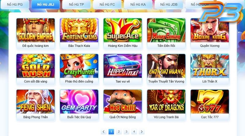 Các bước chơi game nổ hũ P3 chi tiết nhất